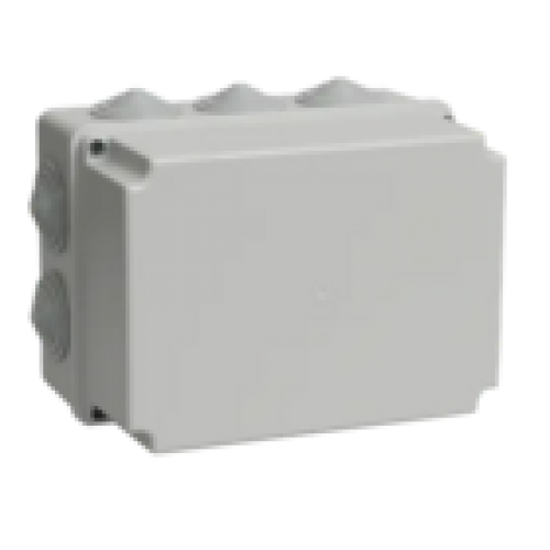 IEK Коробка распаячная КМ41246 для открытой проводки 190х140х120мм IP55 10 гермовводов серая (UKO10-190-140-120-K41-55)