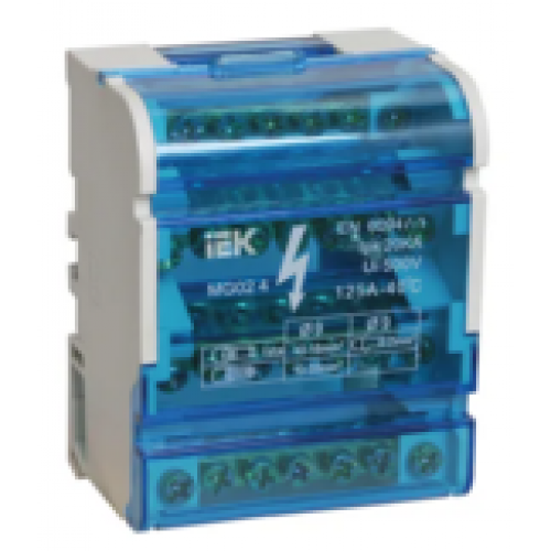 IEK Шины на DIN-рейку в корпусе (кросс-модуль) ШНК 4х7 3L+PEN (YND10-4-07-100)