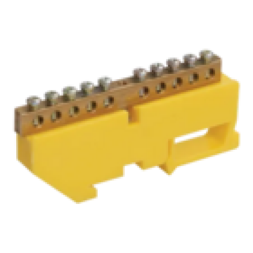 IEK Шина PE земля на DIN-изол ШНИ-6х9-24-Д-Ж (YNN10-69-24D-K05)