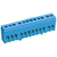IEK Шина N ноль в корпусном изоляторе на DIN-рейку ШНИ-6х9-8-К-С (YNN10-69-8KD-K07)